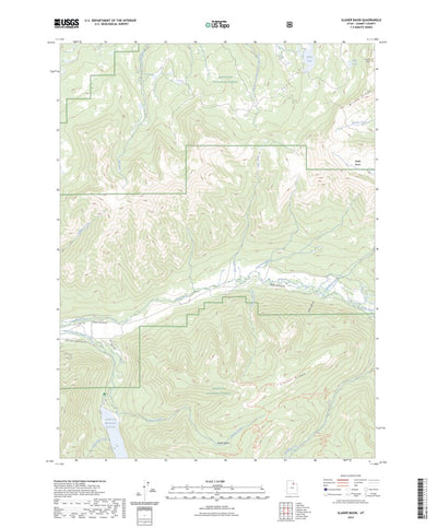 United States Geological Survey Slader Basin, UT (2023, 24000-Scale) digital map