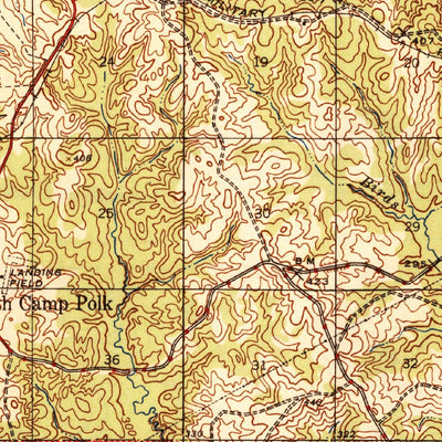 United States Geological Survey Slagle, LA (1944, 62500-Scale) digital map