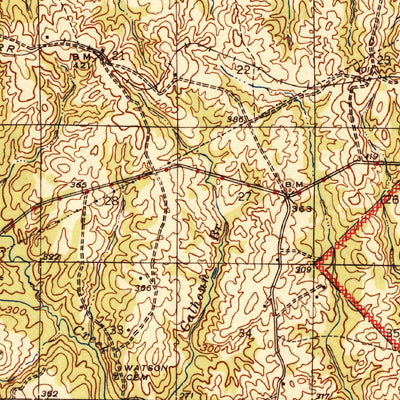 United States Geological Survey Slagle, LA (1944, 62500-Scale) digital map