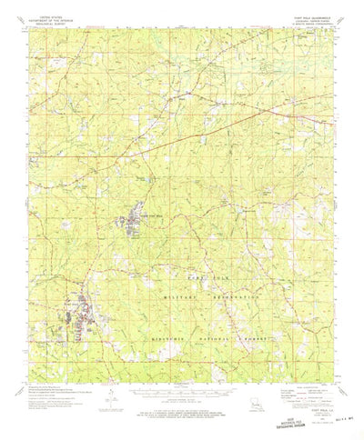 United States Geological Survey Slagle, LA (1974, 62500-Scale) digital map