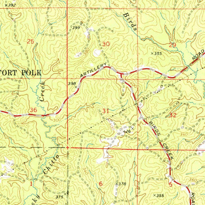 United States Geological Survey Slagle, LA (1974, 62500-Scale) digital map