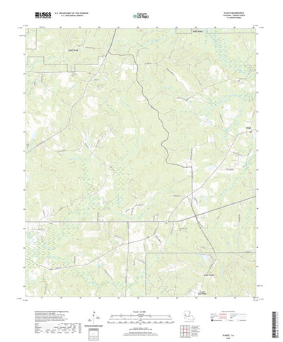 United States Geological Survey Slagle, LA (2020, 24000-Scale) digital map