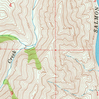 United States Geological Survey Slate Creek, ID (1963, 24000-Scale) digital map