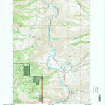 United States Geological Survey Slate Creek, ID (1995, 24000-Scale) digital map