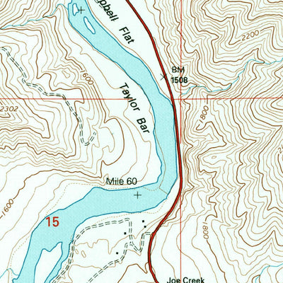 United States Geological Survey Slate Creek, ID (1995, 24000-Scale) digital map