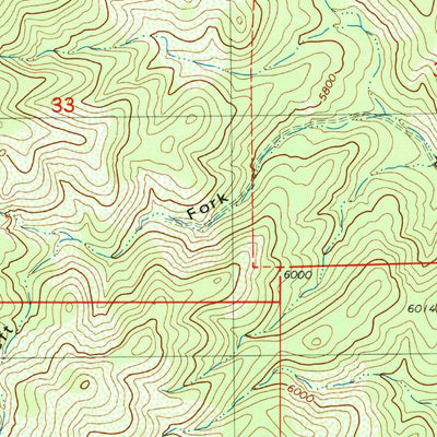 United States Geological Survey Slate Jack Canyon, UT (1979, 24000-Scale) digital map
