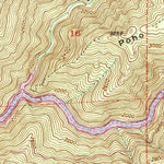 United States Geological Survey Slate Mountain, CA (1950, 24000-Scale) digital map
