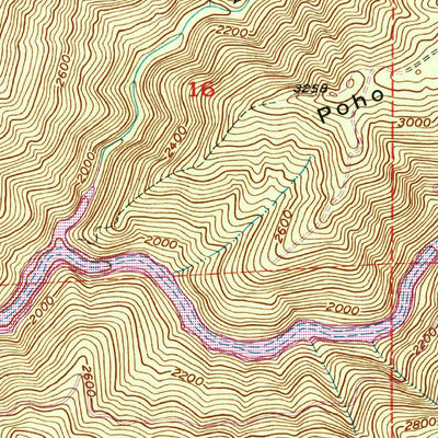 United States Geological Survey Slate Mountain, CA (1950, 24000-Scale) digital map