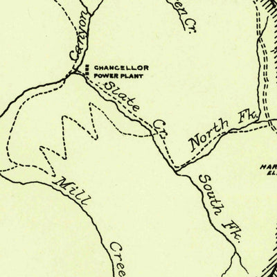 United States Geological Survey Slate Pass, WA (1920, 125000-Scale) digital map