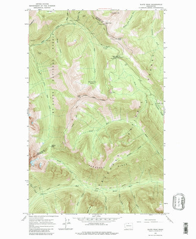 United States Geological Survey Slate Peak, WA (1963, 24000-Scale) digital map