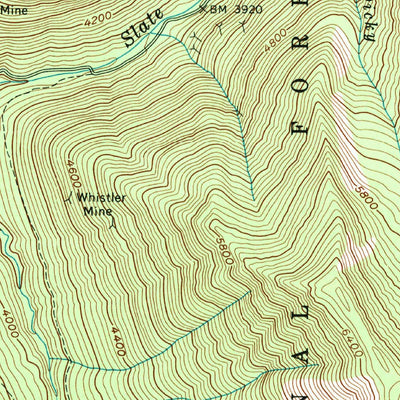 United States Geological Survey Slate Peak, WA (1963, 24000-Scale) digital map
