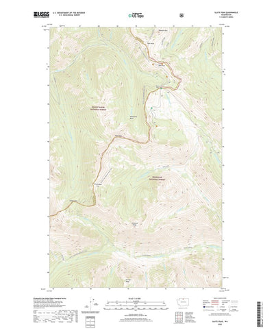 United States Geological Survey Slate Peak, WA (2020, 24000-Scale) digital map
