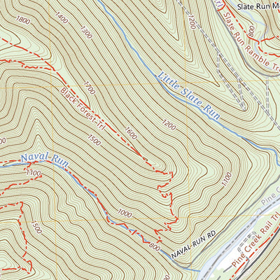 United States Geological Survey Slate Run, PA (2023, 24000-Scale) digital map