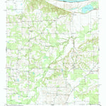 United States Geological Survey Slate Shoals, TX-OK (1951, 24000-Scale) digital map