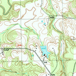 United States Geological Survey Slate Shoals, TX-OK (1951, 24000-Scale) digital map