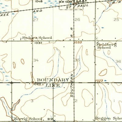 United States Geological Survey Slater, IA (1911, 62500-Scale) digital map