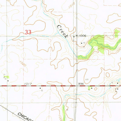 United States Geological Survey Slater, IA (1975, 24000-Scale) digital map