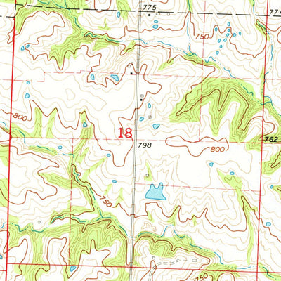 United States Geological Survey Slater, MO (1971, 24000-Scale) digital map