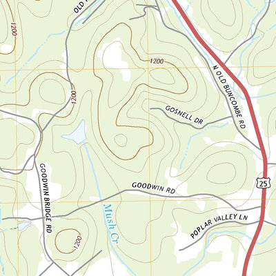 United States Geological Survey Slater, SC (2020, 24000-Scale) digital map