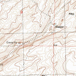 United States Geological Survey Slater, WA (1991, 24000-Scale) digital map
