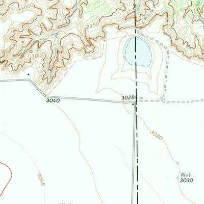 United States Geological Survey Slaton NE, TX (1965, 24000-Scale) digital map