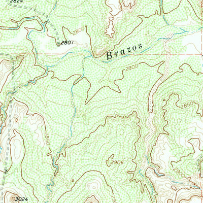 United States Geological Survey Slaton NE, TX (1965, 24000-Scale) digital map