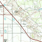 United States Geological Survey Slaton, TX (1986, 100000-Scale) digital map