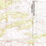 United States Geological Survey Slaughter Reservoir, SD-WY (1984, 24000-Scale) digital map