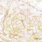 United States Geological Survey Slaughter Reservoir, SD-WY (1984, 24000-Scale) digital map