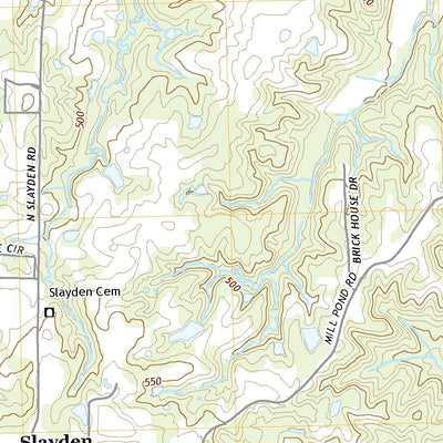 United States Geological Survey Slayden, MS (2021, 24000-Scale) digital map