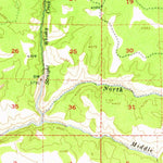 United States Geological Survey Sled Springs, OR (1957, 62500-Scale) digital map