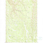 United States Geological Survey Sled Springs, OR (1990, 24000-Scale) digital map
