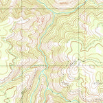 United States Geological Survey Sled Springs, OR (1990, 24000-Scale) digital map