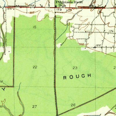 United States Geological Survey Sledge, MS (1935, 62500-Scale) digital map