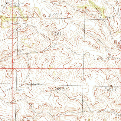 United States Geological Survey Sleepers Ranch, WY (1985, 24000-Scale) digital map