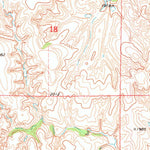 United States Geological Survey Sleeping Bear Creek NW, OK (1970, 24000-Scale) digital map