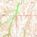 United States Geological Survey Sleeping Bear Creek SE, OK (1970, 24000-Scale) digital map