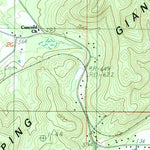 United States Geological Survey Sleeping Giant, AL (1987, 24000-Scale) digital map