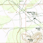 United States Geological Survey Sleeping Lady Hills, NM (1996, 24000-Scale) digital map
