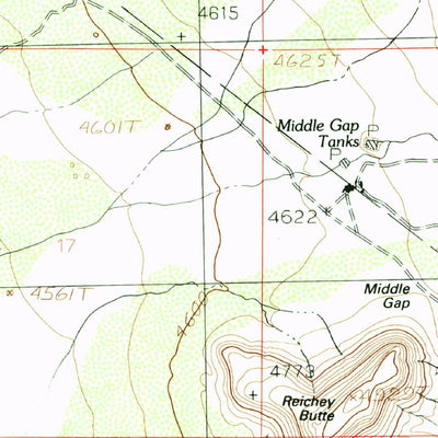 United States Geological Survey Sleeping Lady Hills, NM (1996, 24000-Scale) digital map