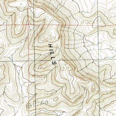 United States Geological Survey Sleeping Lady Hills, NM (1996, 24000-Scale) digital map