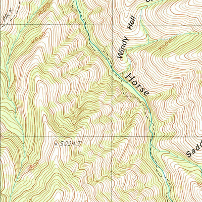 United States Geological Survey Sleepy Ridge, OR (1990, 24000-Scale) digital map