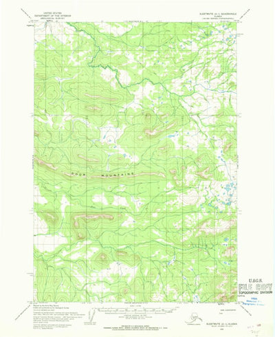 United States Geological Survey Sleetmute A-1, AK (1954, 63360-Scale) digital map
