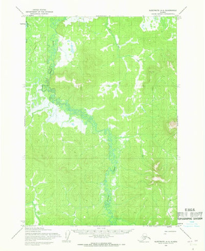 United States Geological Survey Sleetmute A-3, AK (1954, 63360-Scale) digital map