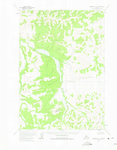 United States Geological Survey Sleetmute C-5, AK (1954, 63360-Scale) digital map