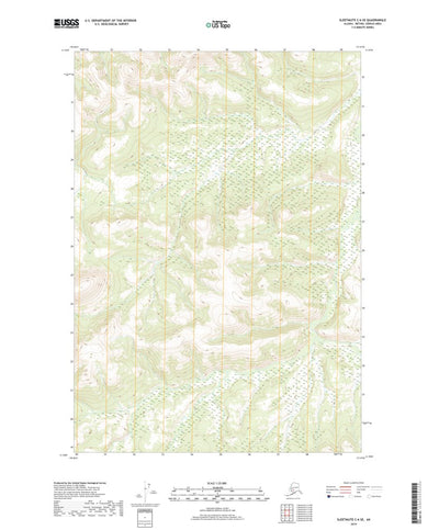 United States Geological Survey Sleetmute C-6 SE, AK (2019, 25000-Scale) digital map