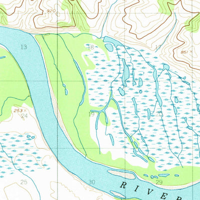 United States Geological Survey Sleetmute C-8, AK (1954, 63360-Scale) digital map