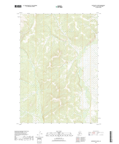 United States Geological Survey Sleetmute C-8 NW, AK (2019, 25000-Scale) digital map