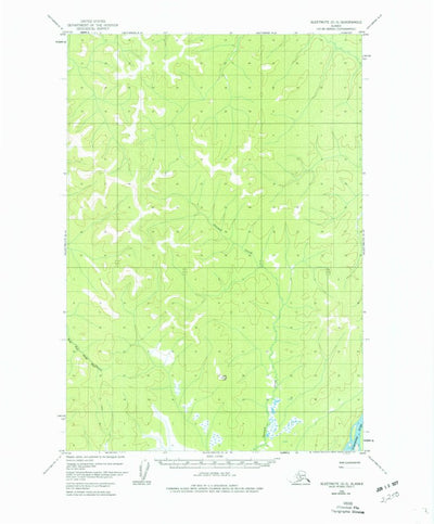 United States Geological Survey Sleetmute D-3, AK (1954, 63360-Scale) digital map