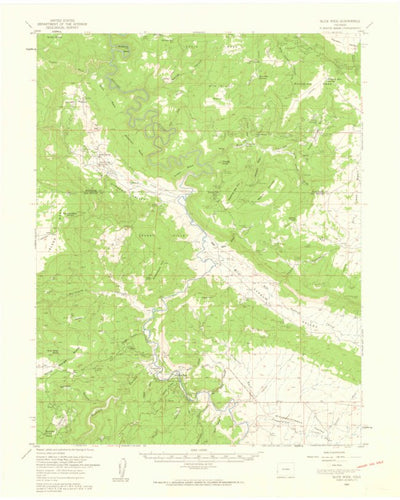 United States Geological Survey Slick Rock, CO (1960, 62500-Scale) digital map